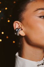Blake Ear cuff silver mirror
