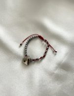 Silver heart bracelet