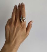 Seraphina gold ring - Image 3