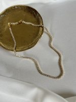 The Evert Tennis necklace gold - Image 3