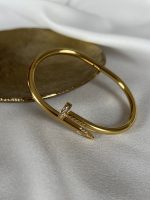 Gold Nail bracelet